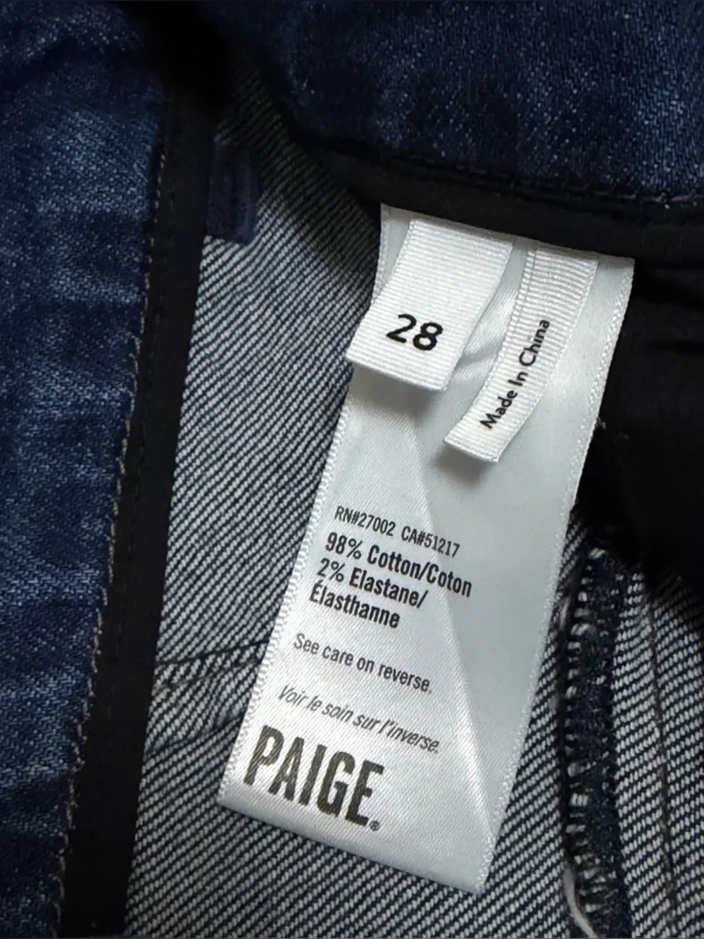 PAIGE Women's Wide Leg High Rise Trouser Jeans Sasha Edinburgh Dark Wash Sz 28